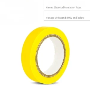 PVC electrical flame retardant high temperature resistant waterproof - Yellow, 16mm*3m